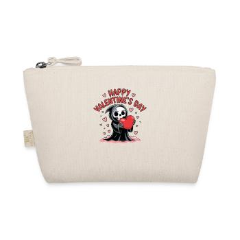 mignon faucheuse avec un coeur- Saint Valentin - Trousse biologique - nature - Devant