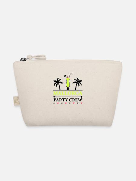 mallorca party crew - Bio-Täschchen - Natur - Vorne