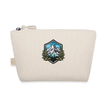 Mountains Winter Forest Peaks - Organic Pouch - nature - Front
