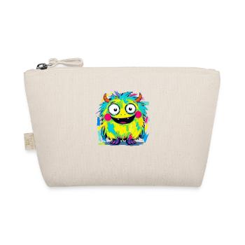 Colorful Monster Art - Personnage mignon et ludique - Trousse biologique - nature - Devant