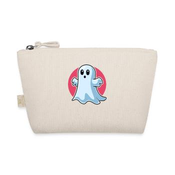 Spooky Cute Ghost - Organic Pouch - nature - Front