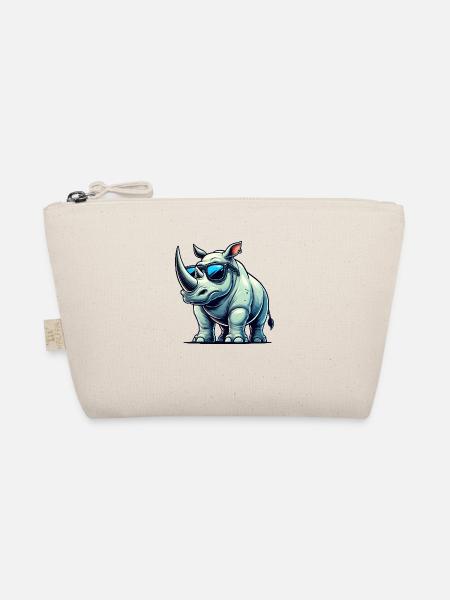 Rhino Comic - Organic Pouch - nature - Front