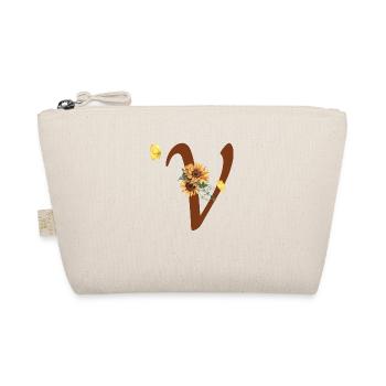 Lettre v tournesol papillon - Trousse biologique - nature - Devant