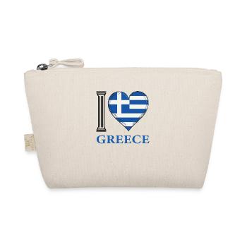 I love Greece - Organic Pouch - nature - Front