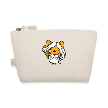 Bunny Eats Cream Waffle Cream Yummy Girl Woman - Trousse biologique - nature - Devant