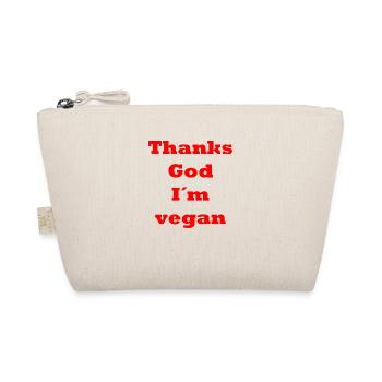 vegan - Bio-Täschchen - Natur - Vorne