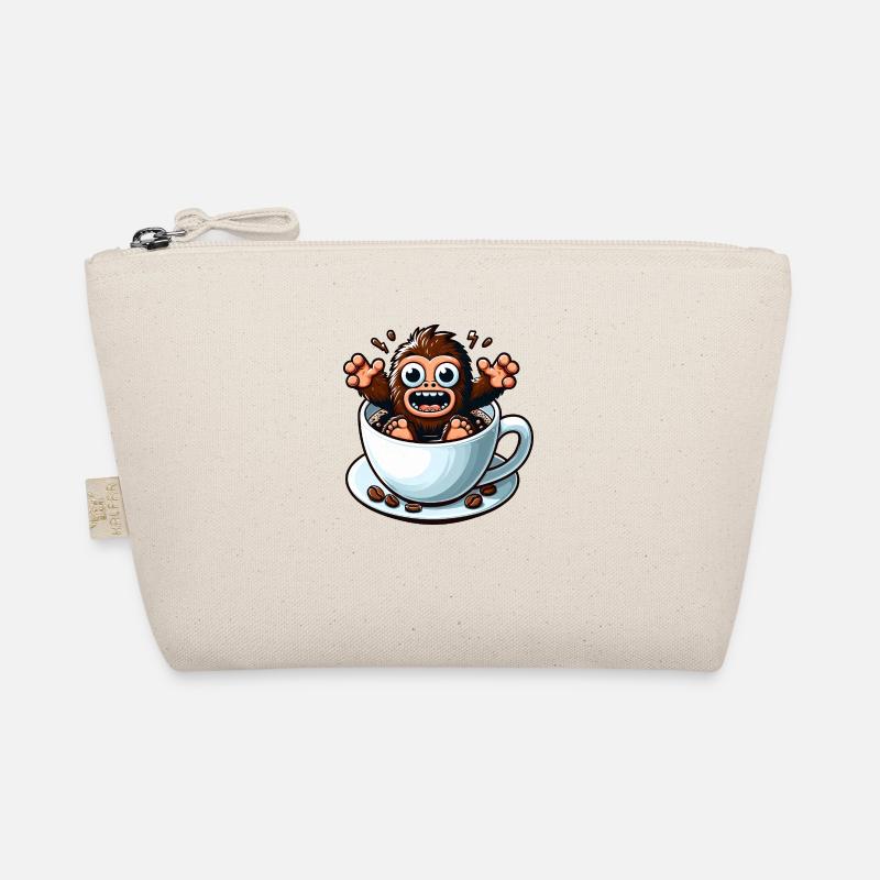 Bigfoot Kaffee Kaffeetrinker Kaffeeliebhaber Bio-Täschchen