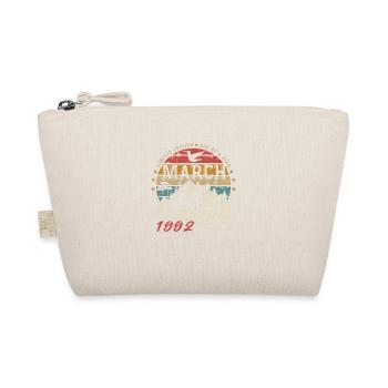 Awesome Since March 1992 | Birthday March 1992 - Organic Pouch - nature - Front