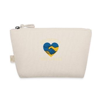 Solidarity with Ukraine - Organic Pouch - nature - Front