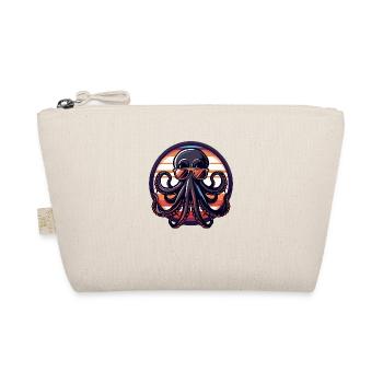 Oktopus Cool Sommer - Bio-Täschchen - Natur - Vorne