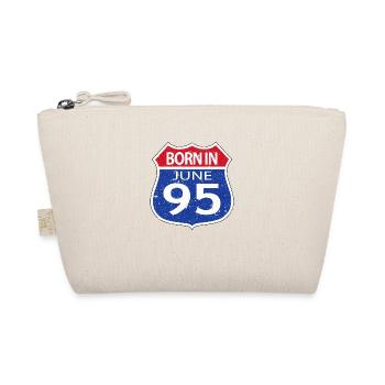 Born in June 1995 - Organic Pouch - nature - Front