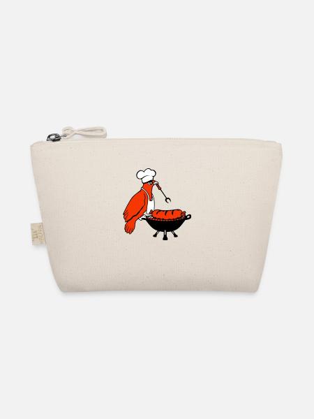 Oiseau griller des saucisses griller délicieusement manger des saucisses - Trousse biologique - nature - Devant