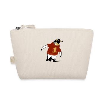 Pinguin Hemd - Bio-Täschchen - Natur - Vorne