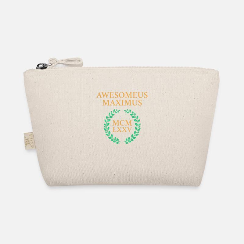 AWESOMEUS MAXIMUS MCMLXXV 1975 - Bio-Täschchen - Natur