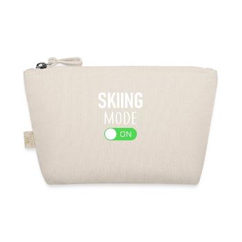 Skiing Mode On - Ski - Skifahren - Anfahrt - Bio-Täschchen - Natur - Vorne