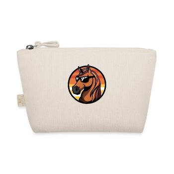 Cheval Bande dessinée cool - Trousse biologique - nature - Devant