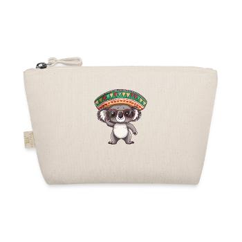 Koala Comic Funny Sombrero - Organic Pouch - nature - Front