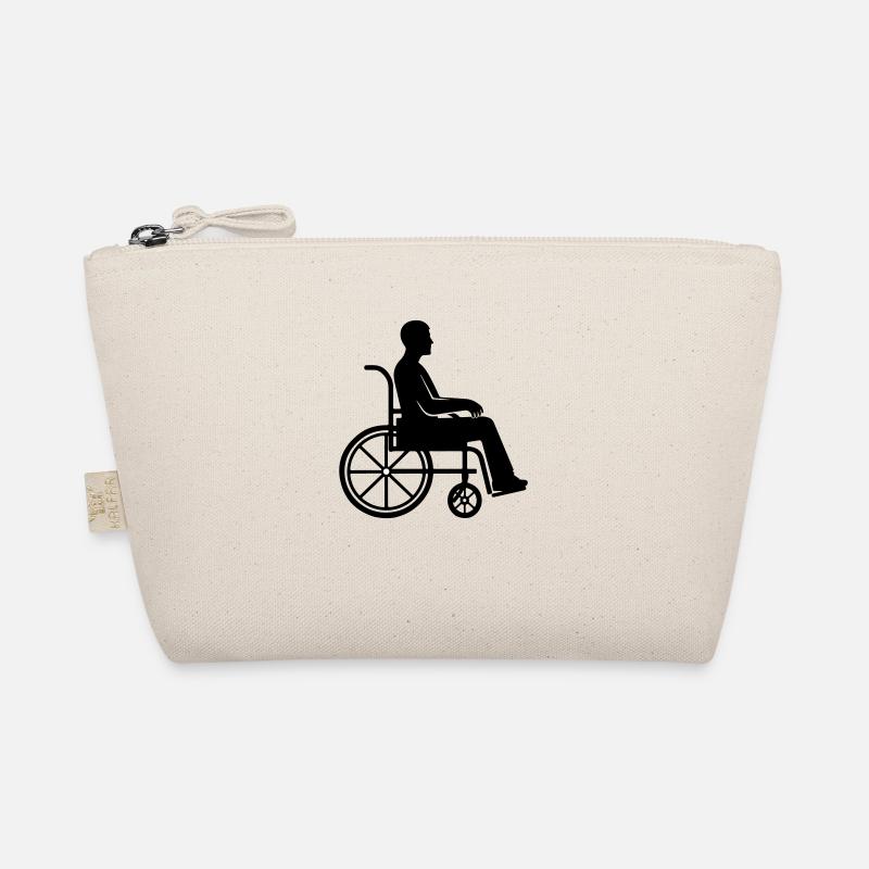 Wheelchair Man Organic Pouch