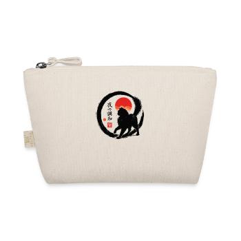 Japan Enso Kanji - Chat Noir - Soleil Rouge - Trousse biologique - nature - Devant