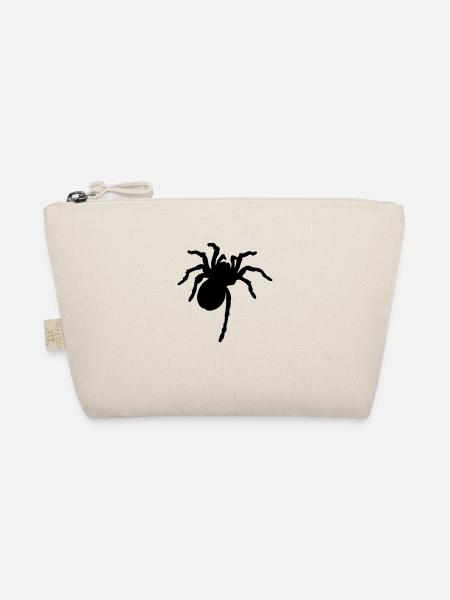 Große Spinne - Bio-Täschchen - Natur