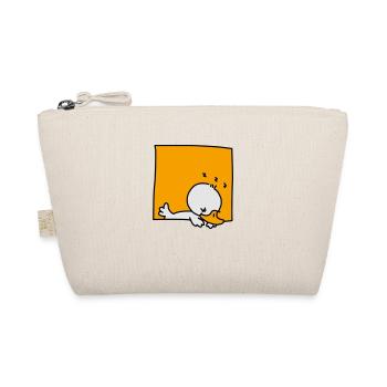 little duck sleeping (3 colors) - Organic Pouch - nature - Front