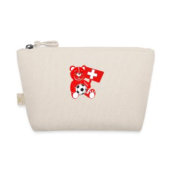 Teddy Fussball Schweiz - Bio-Täschchen - Natur - Vorne
