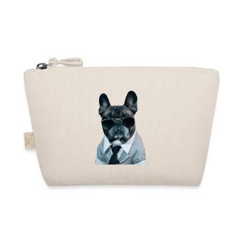 Mignon tyran de style mafia français bouledogue - Trousse biologique - nature - Devant