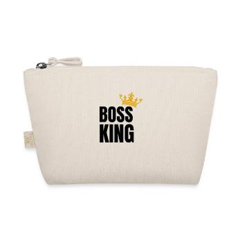 Boss King Gift Men King - Organic Pouch - nature - Front