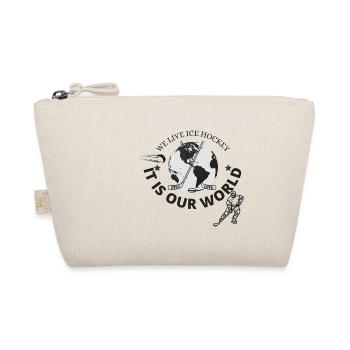 Ice Hockey It is our world! Eishockey, Geschenk - Bio-Täschchen - Natur - Vorne