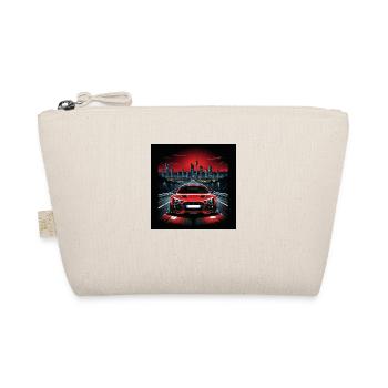 JDM Sportcar Tuning Stadt Drift Geschenk Auto - Bio-Täschchen - Natur - Vorne