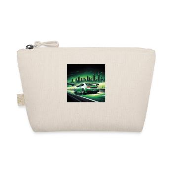 JDM Sportcar Tuning Stadt Drift Geschenk Auto - Bio-Täschchen - Natur - Vorne