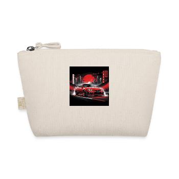 JDM Sportcar Tuning City Drift Night Gift - Organic Pouch - nature - Front