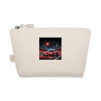 JDM Sportcar Tuning City Drift Car Gift - Organic Pouch - nature - Front