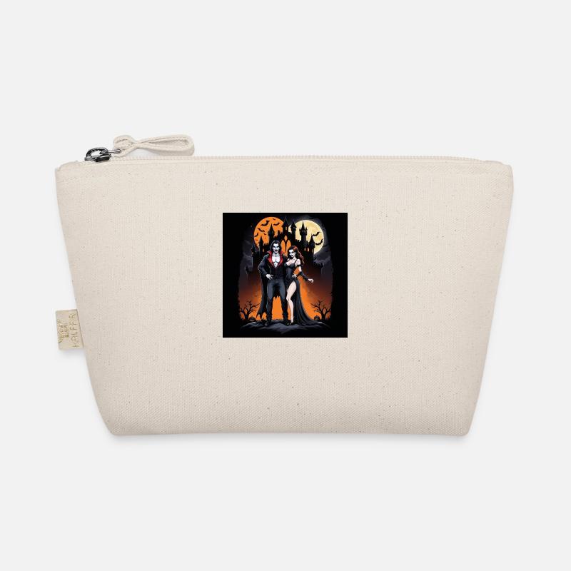 Vampire Couple Halloween Citrouille Chauve-souris Costume Trousse biologique