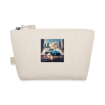 JDM Sportcar Tuning Driftcar Car Gift PS - Organic Pouch - nature - Front