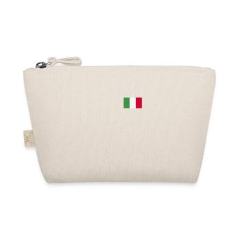 Italy Flag Country Italia Italian Coat of Arms Flag - Organic Pouch - nature - Front