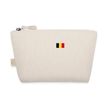 Belgian flag Belgium Writing Belgian Belgian - Organic Pouch - nature - Front