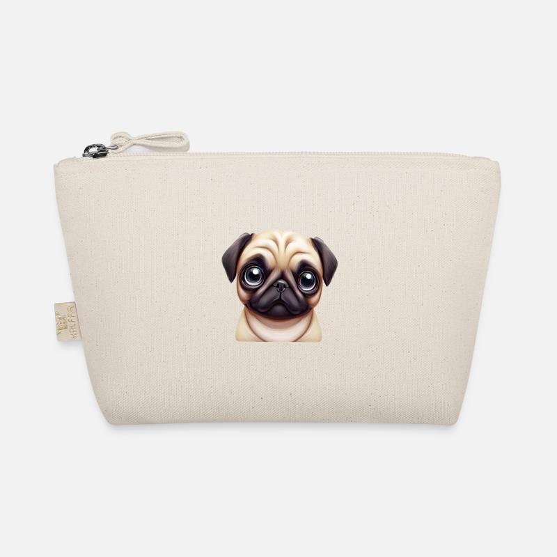 Pug Breed Art Organic Pouch