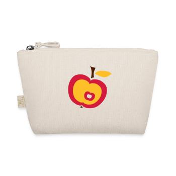 Retro Apfel - Bio-Täschchen - Natur - Vorne