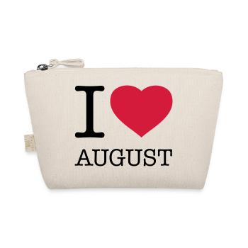 I LOVE AUGUST - Organic Pouch - nature - Front