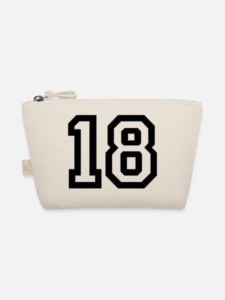 18 Collegestyle - Bio-Täschchen - Natur - Vorne