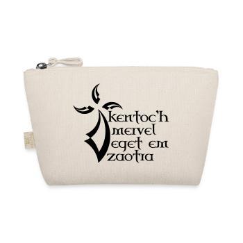 Devise bretonne - Trousse biologique - nature - Devant