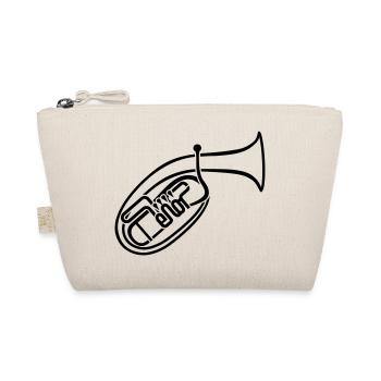 Tenorhorn 1-farbig - Bio-Täschchen - Natur - Vorne