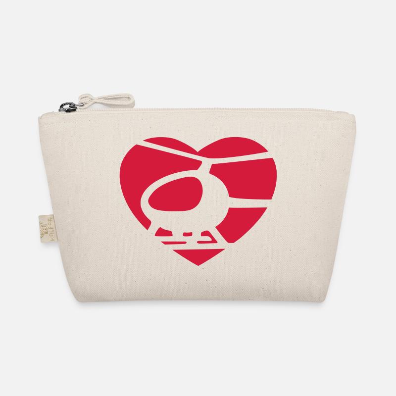 Helicopter heart Bio-Täschchen