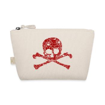 Gamer skull - Bio-Täschchen - Natur - Vorne