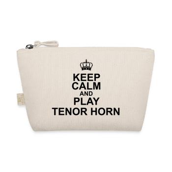 Keep Calm and play Tenor Horn - Bio-Täschchen - Natur - Vorne