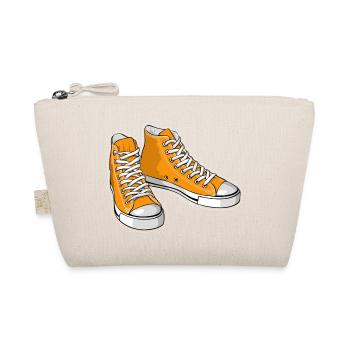 Orange sneakers - Bio-Täschchen - Natur - Vorne