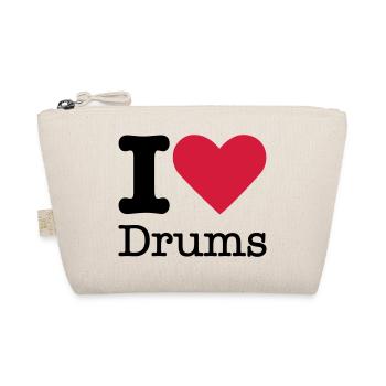 J'aime Drums - Trousse biologique - nature - Devant