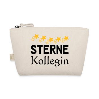 Sterne Kollegin Geschenk - Bio-Täschchen - Natur - Vorne