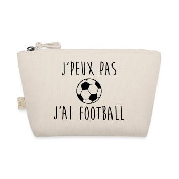 Je Peux Pas Jai foot - J'peux pas j'ai football - Trousse biologique - nature - Devant